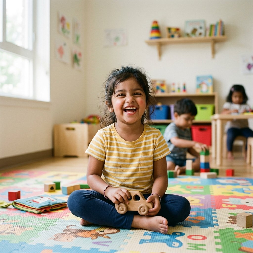 Daycare play area at Ariko